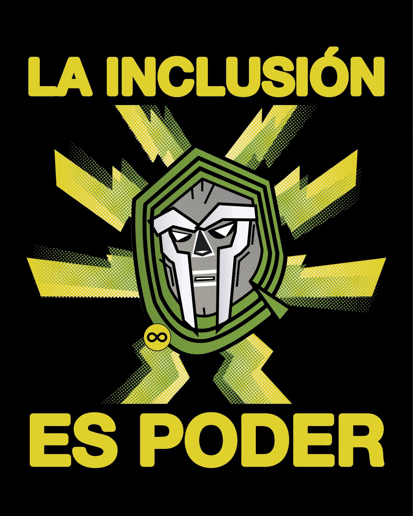 La Inclusion Es Poder Black Tee