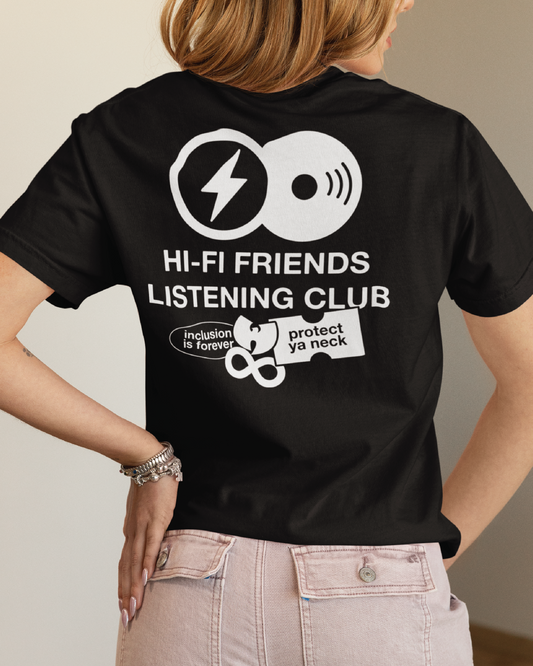 Adult Hi-Fi Friends Listening Club Unisex Tee