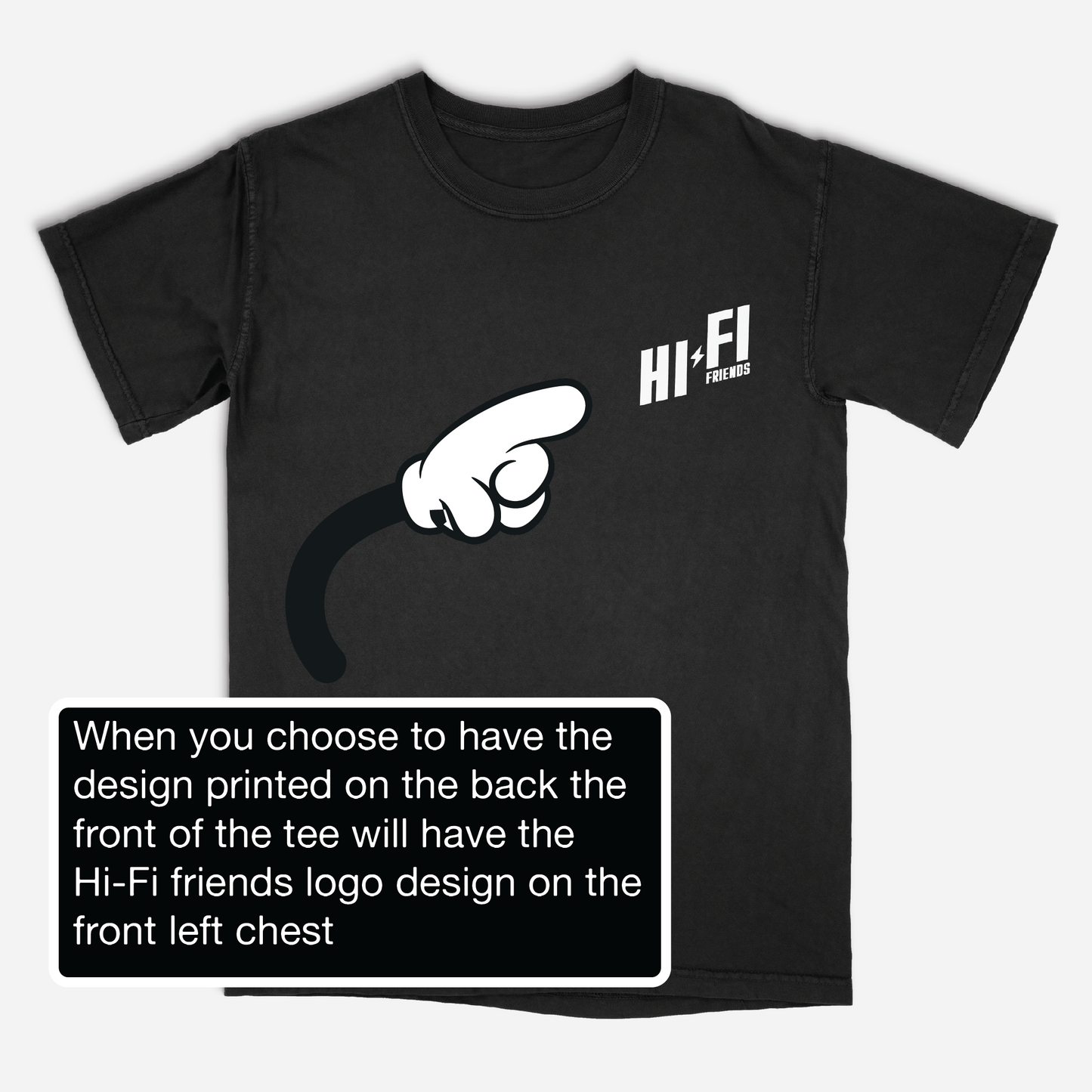 Youth Inclusion on Repeat Black Tee