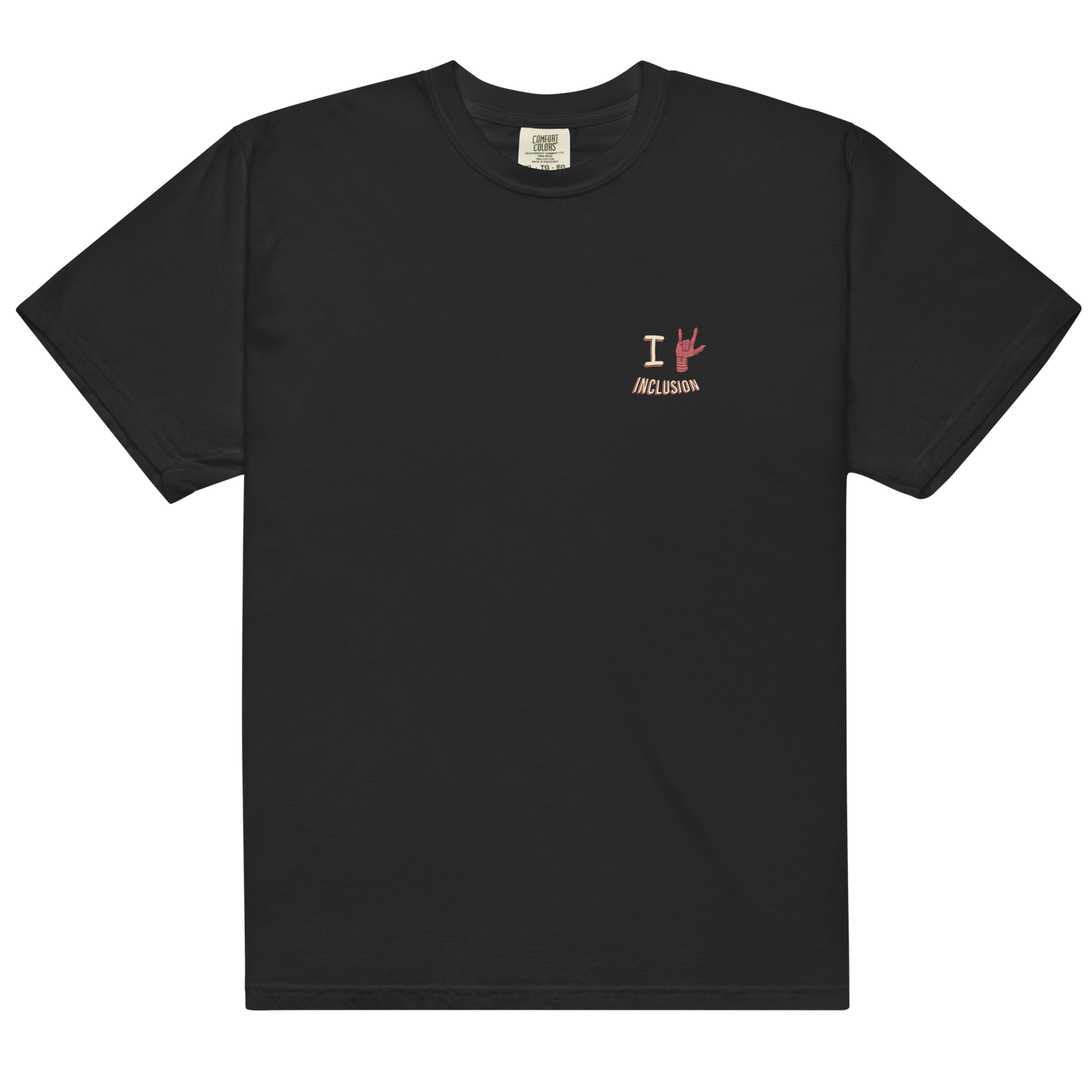I Love Inclusion Black Tee