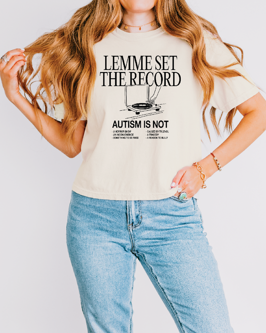 Women's Lemme Set The Record Boxy Tee