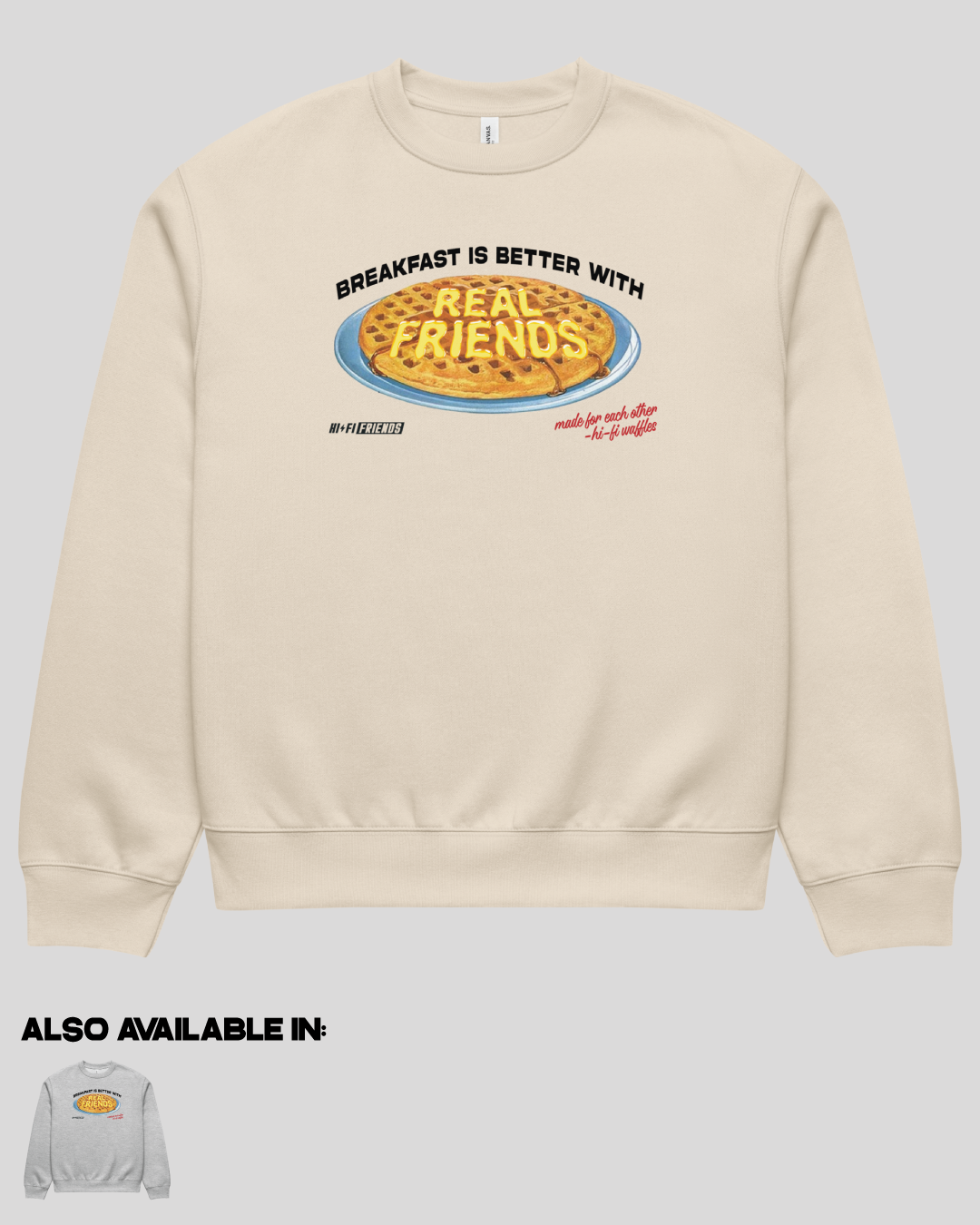 Better Breakfast Oversizedk Adult Crewneck