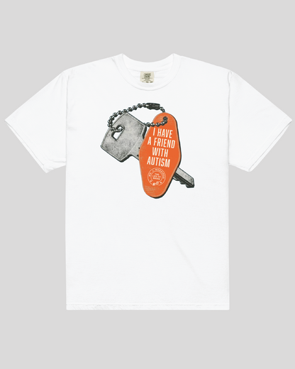 Adult I have a Friend With Autism Unisex Tee