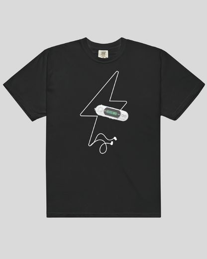 Adult Hi-Fi MP3 Unisex Black Tee