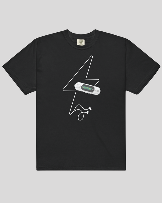 Adult Hi-Fi MP3 Unisex Black Tee