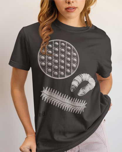 Adult Fidget Unisex Graphite Tee