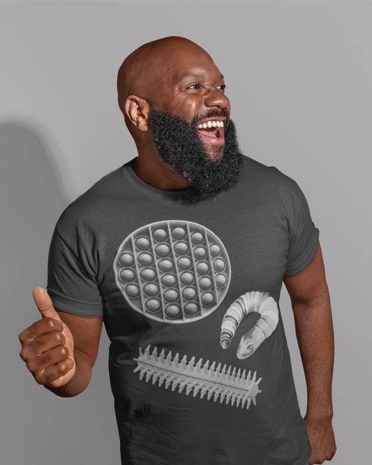 Adult Fidget Unisex Graphite Tee