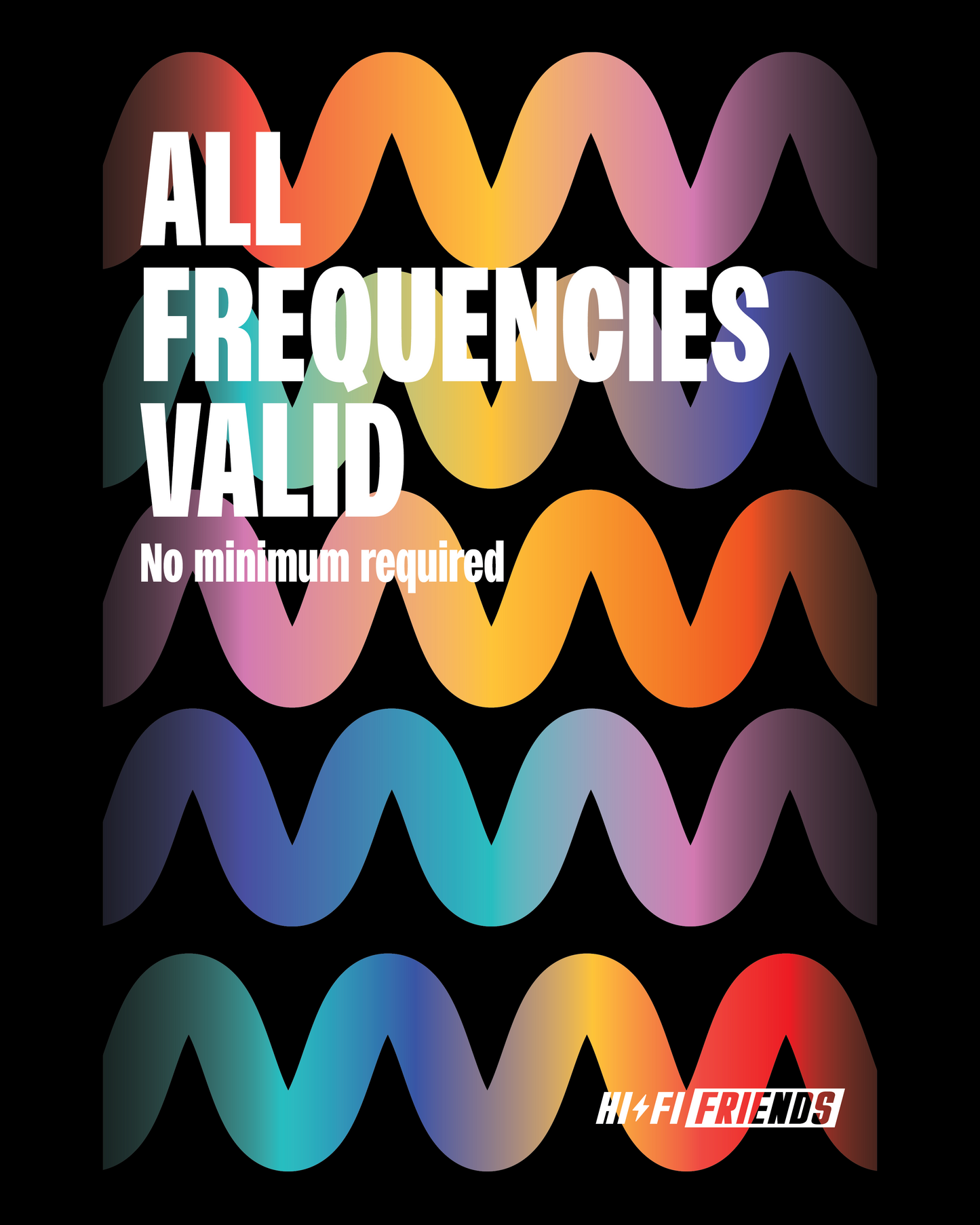 Adult All Frequencies Valid Unisex Tee