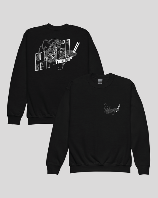 Youth Hi-Fi Noodles Unisex Crewneck