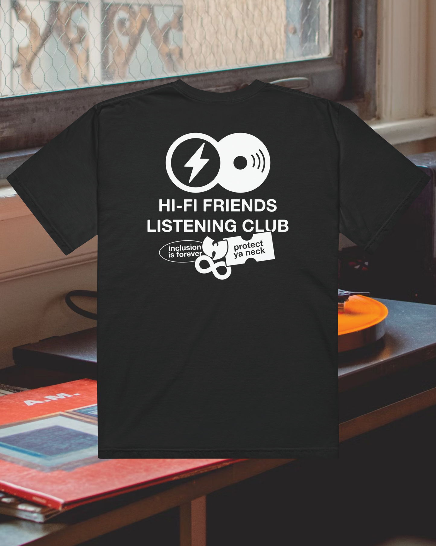 Hi-Fi Listening Club Black Tee