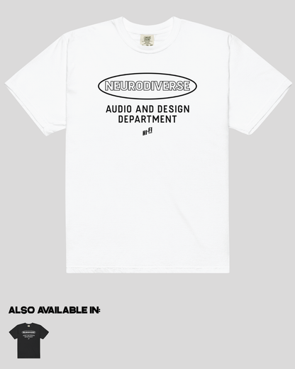Adult Neurodiverse Audio and Design Department Unisex Tee
