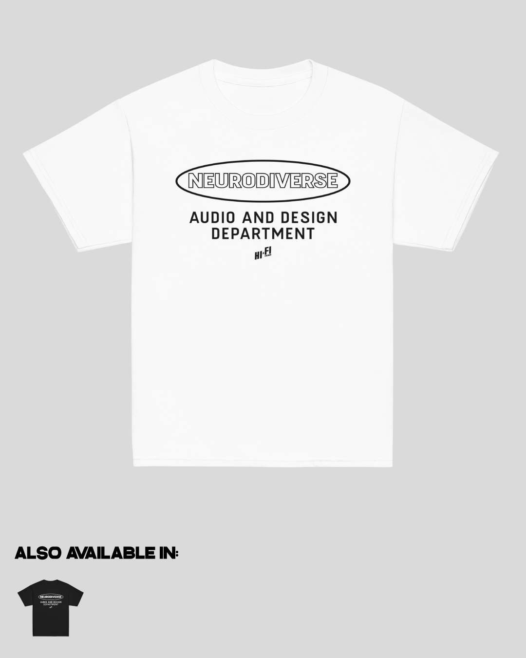 Youth Neurodiverse Audio and Design Department Unisex Tee