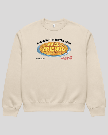 Better Breakfast Oversizedk Adult Crewneck