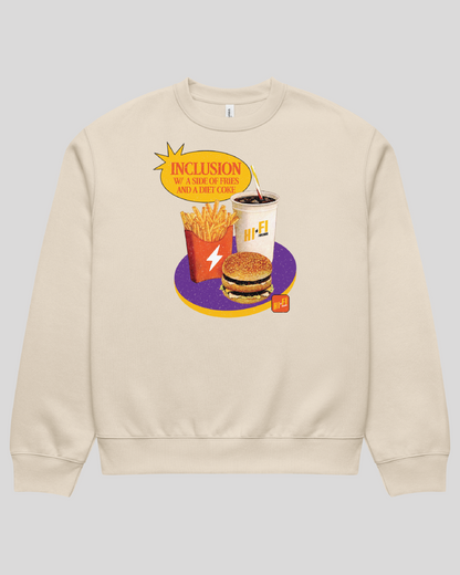 Inclusion Combo Oversized Adult Crewneck