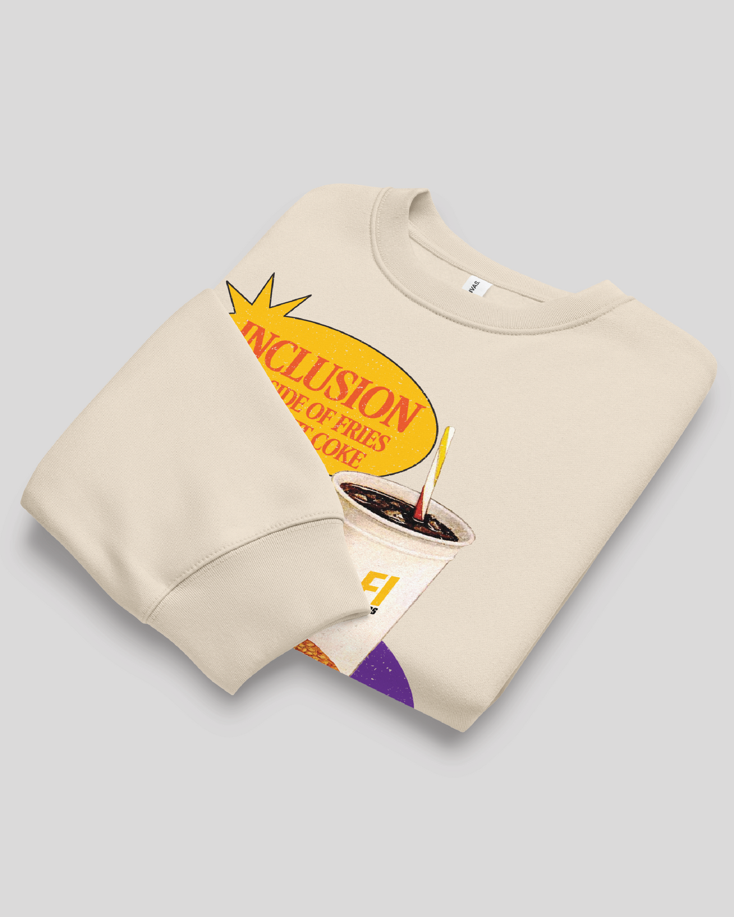 Inclusion Combo Oversized Adult Crewneck