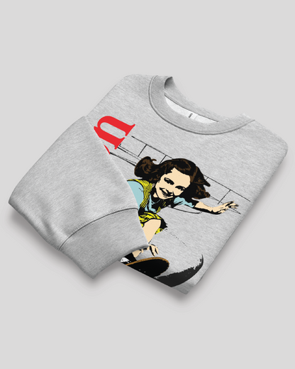 Inclusion Isn't Illegal Oversized Grey Adult Crewneck