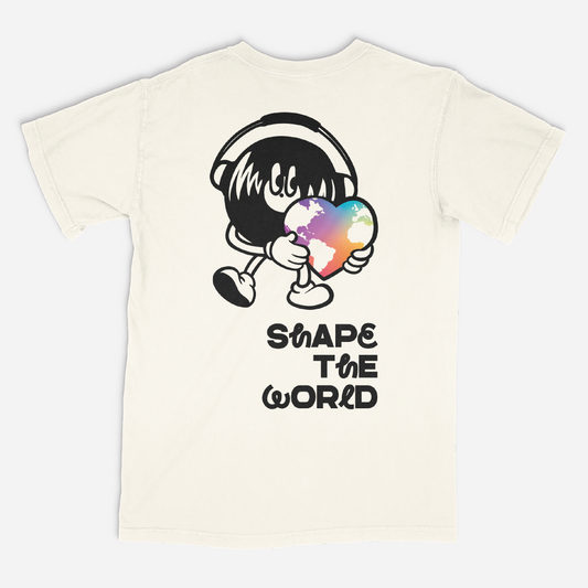 Shape The World Ivory Tee