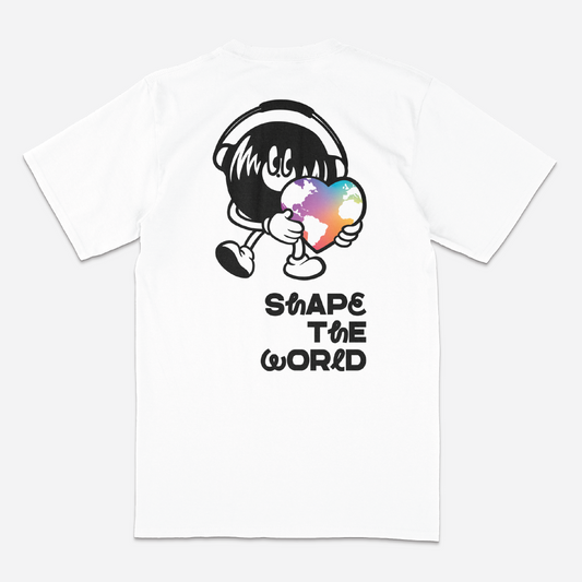 Youth Shape The World White Tee
