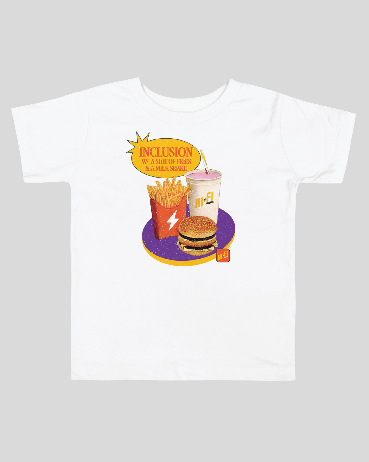 Toddler Inclusion Combo Unisex White Tee