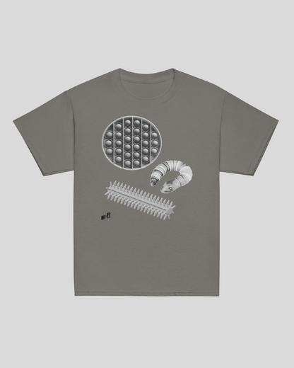 Youth Fidget Unisex Charcoal Tee