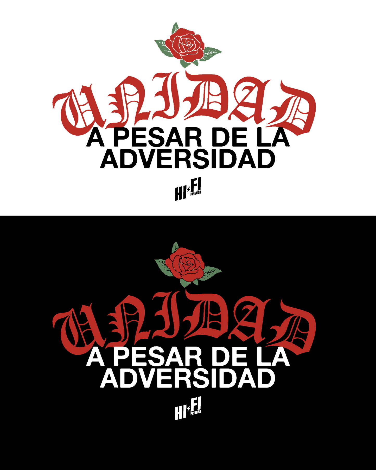 Toddler Unidad A Pesar De La Adversidad Unisex Tee