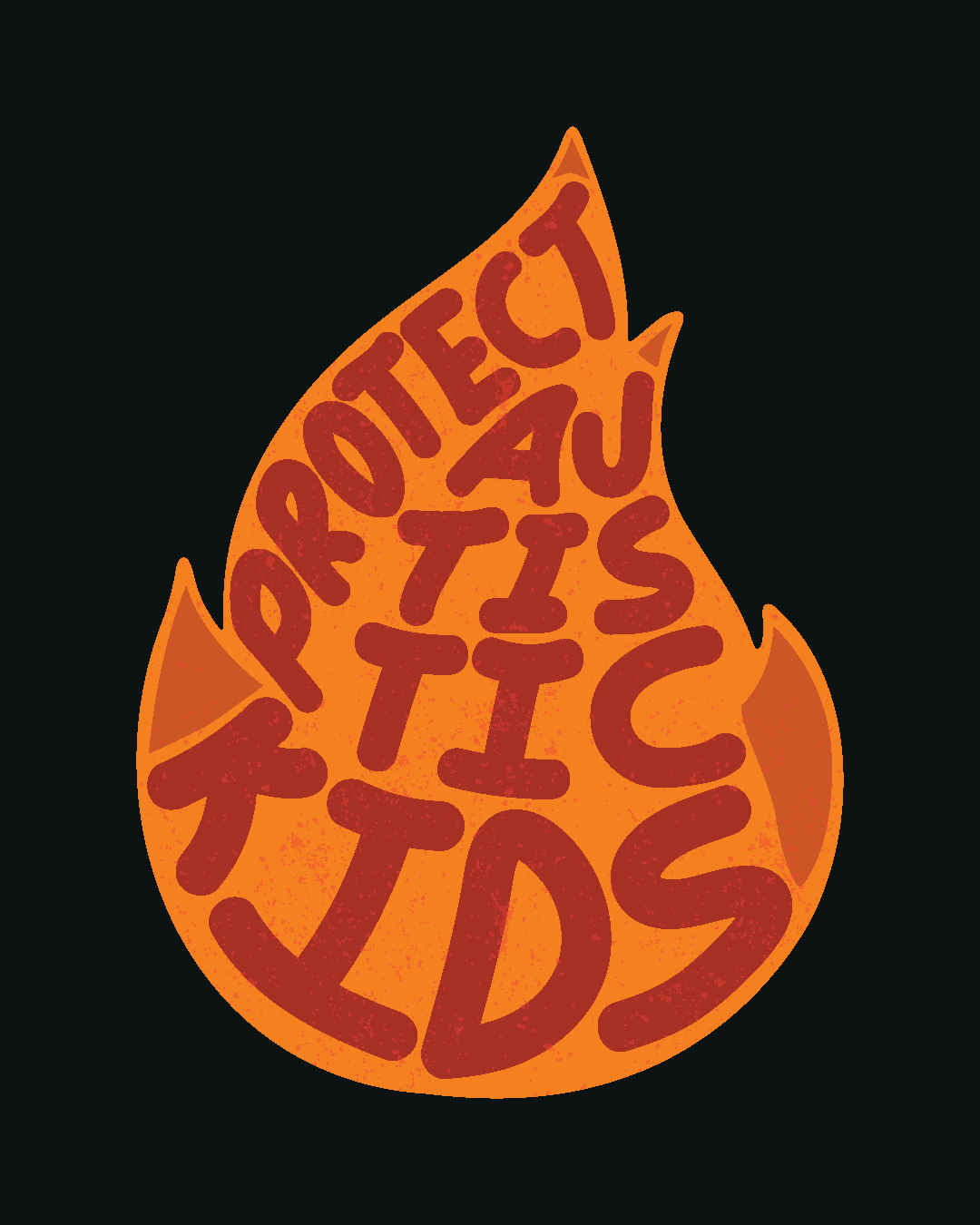 Adult Protect Autistic Kids Unisex Tee