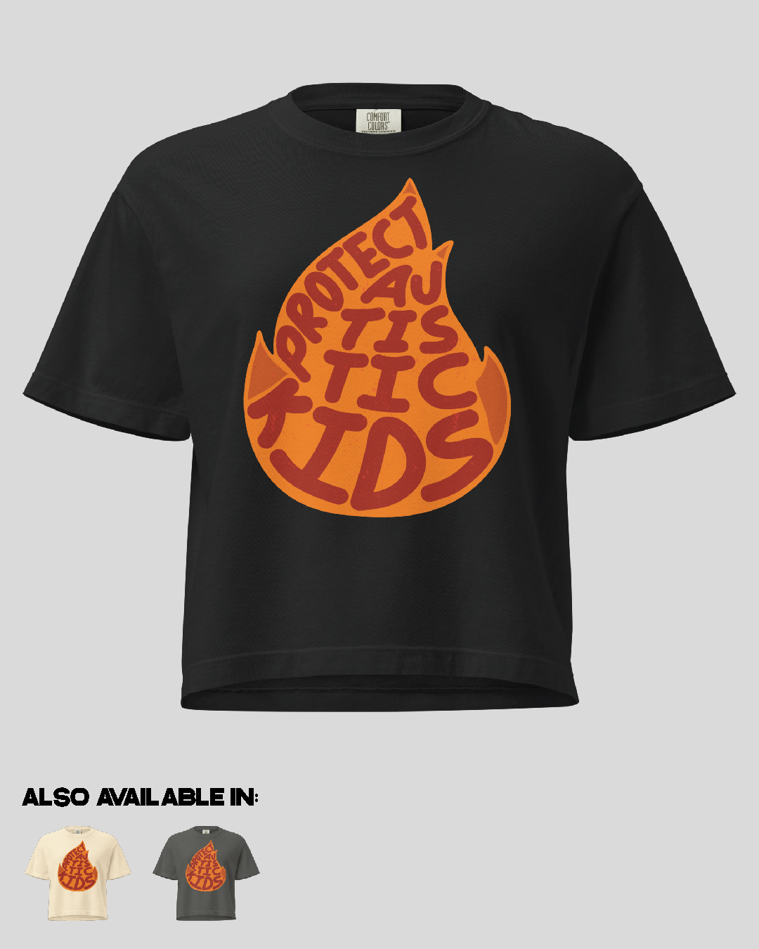 Women's Protect Autistic Kids Boxy Tee