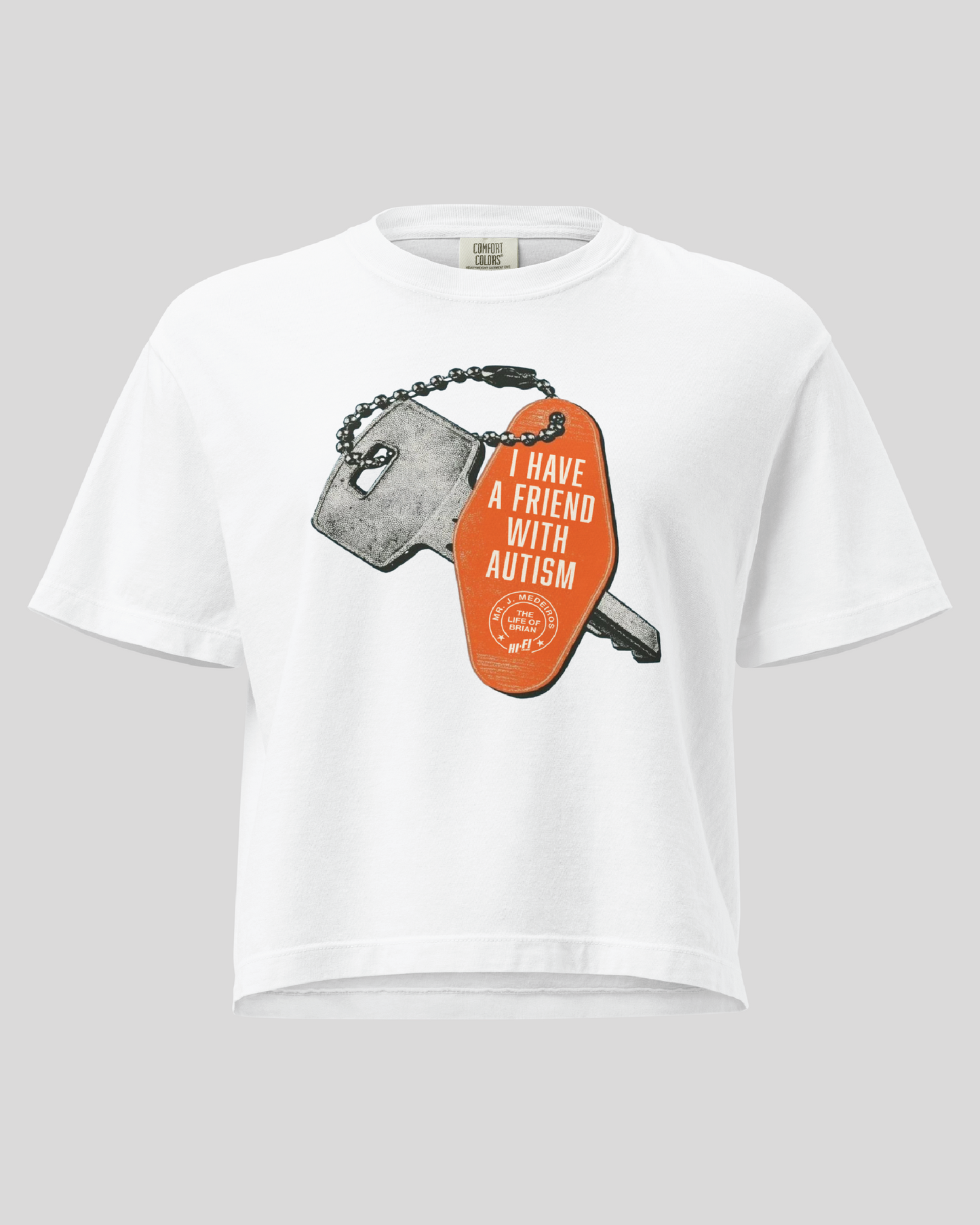 Women's I have a Friend With Autism Boxy Tee