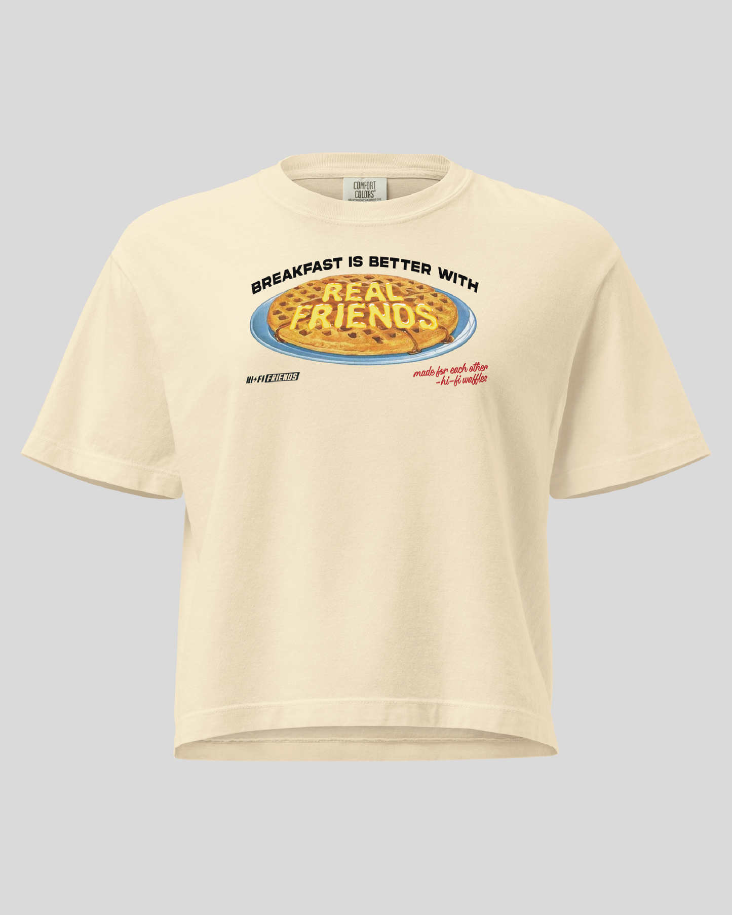 Women's Better Breakfast Ivory Boxy Tee