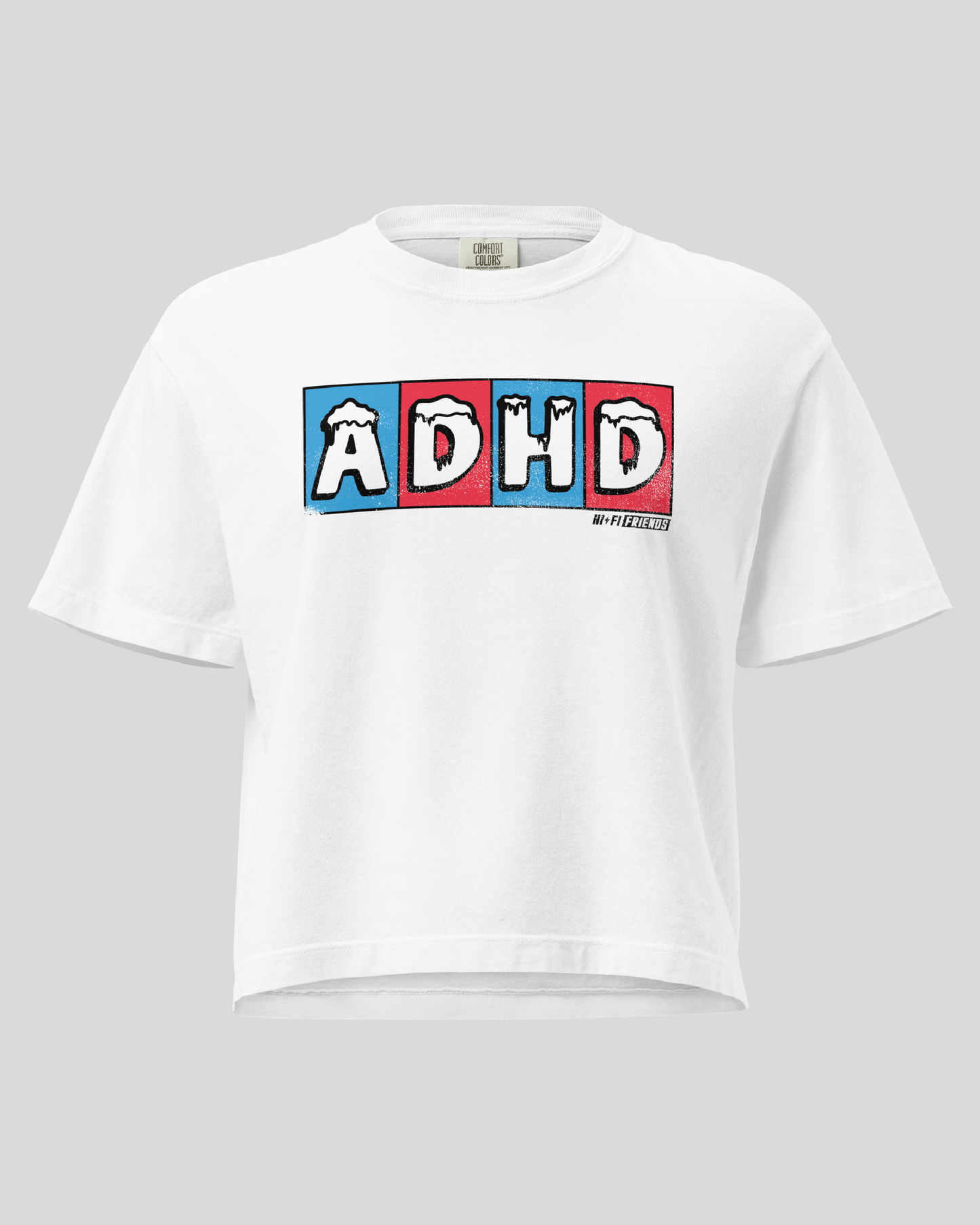 Women's ADHD Freeze Boxy Tee