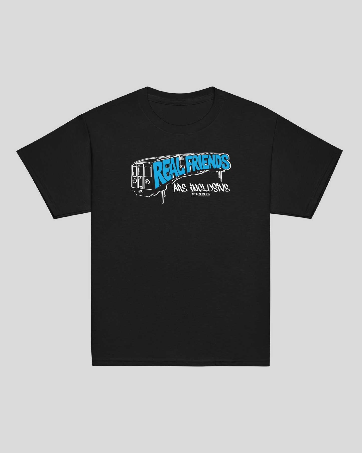 Youth Real Friends Metro Unisex Black Tee
