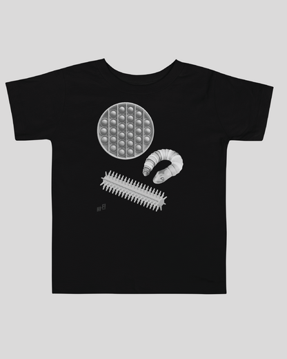 Toddler Fidget Unisex Black Tee