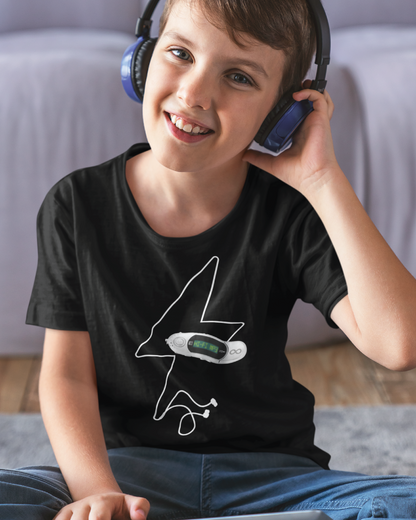 Youth Hi-Fi MP3 Unisex Black Tee