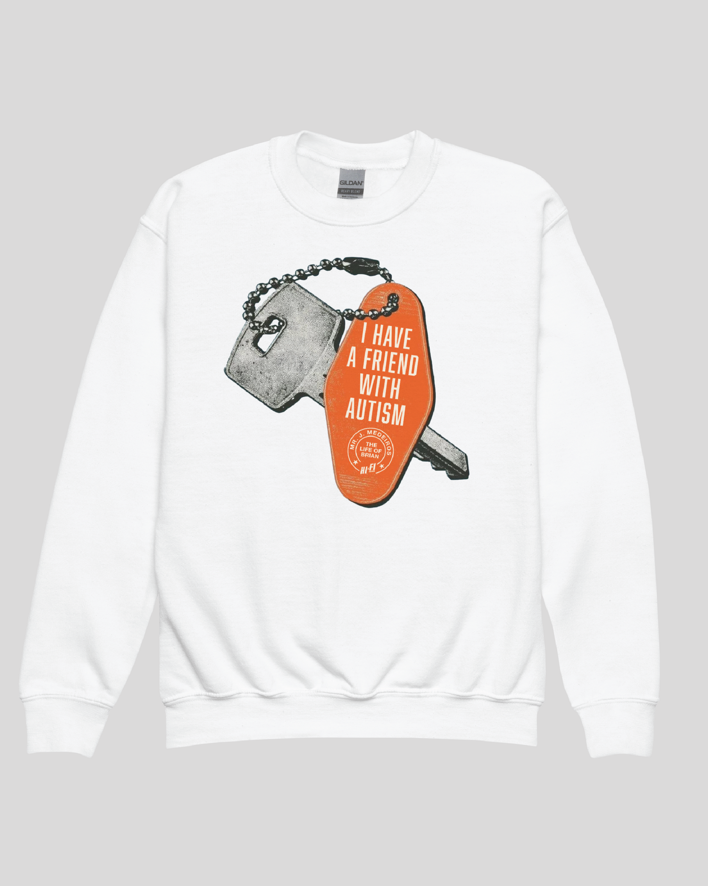 Youth I Have a Friend With Autism Unisex Crewneck