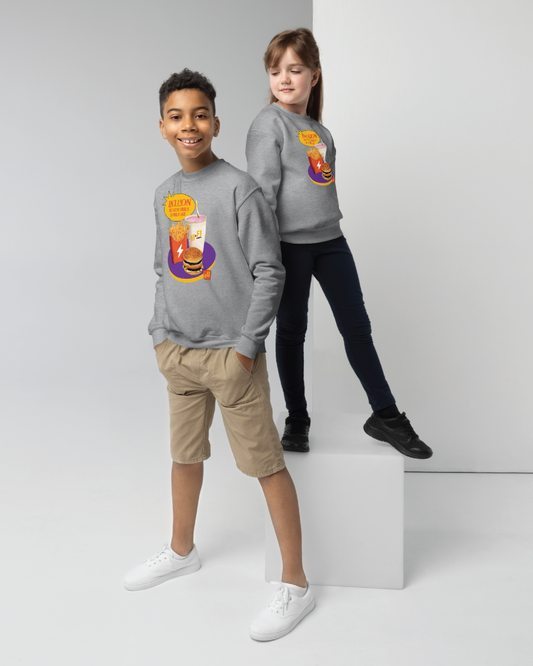 Youth Inclusion Combo Unisex Grey Crewneck