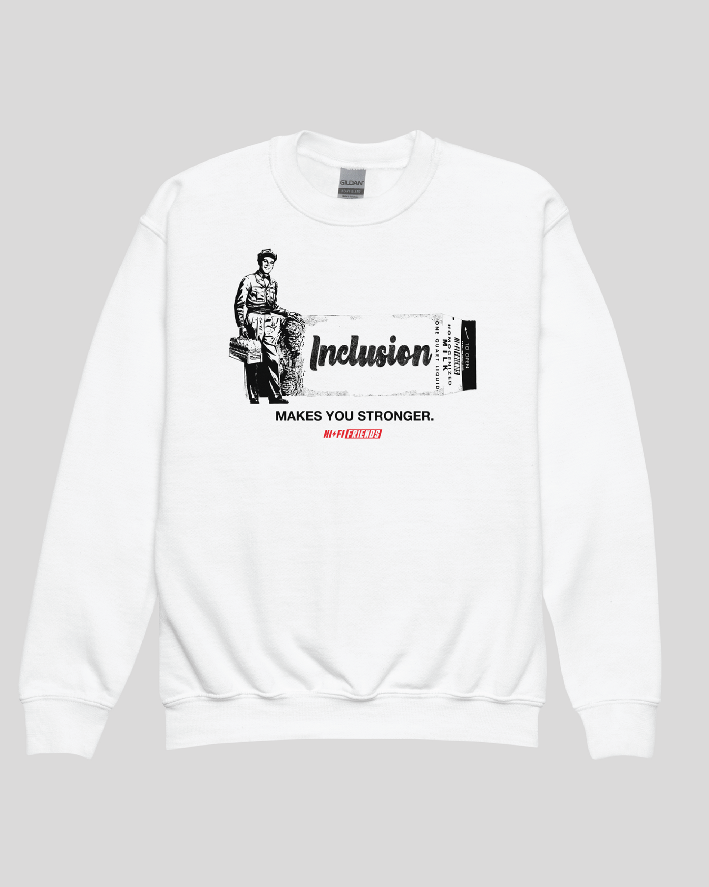 Youth Inclusion Makes You Stronger Unisex Crewneck