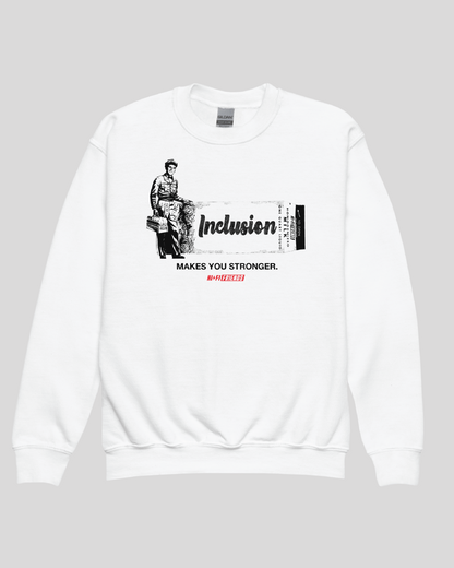 Youth Inclusion Makes You Stronger Unisex Crewneck