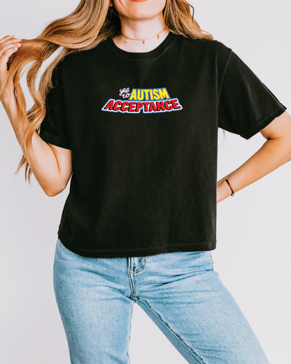 Women's Yes To Autism Boxy Tee