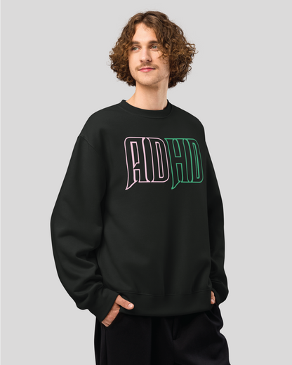 Adult ADHD Male Unisex Crewneck