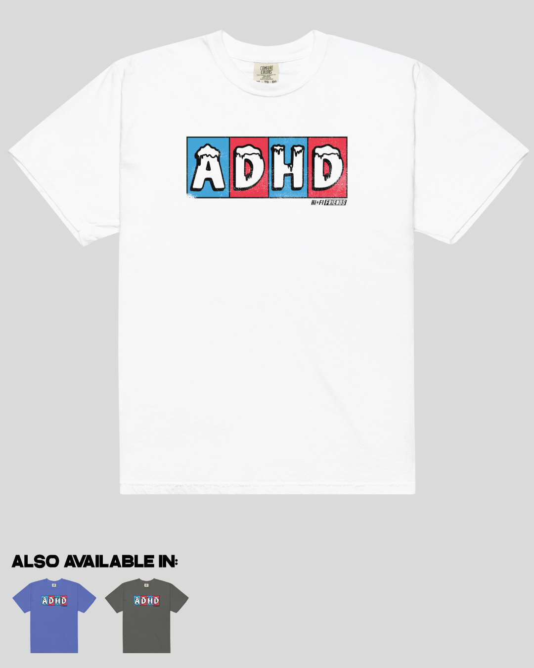 Adult ADHD Freeze Unisex Tee