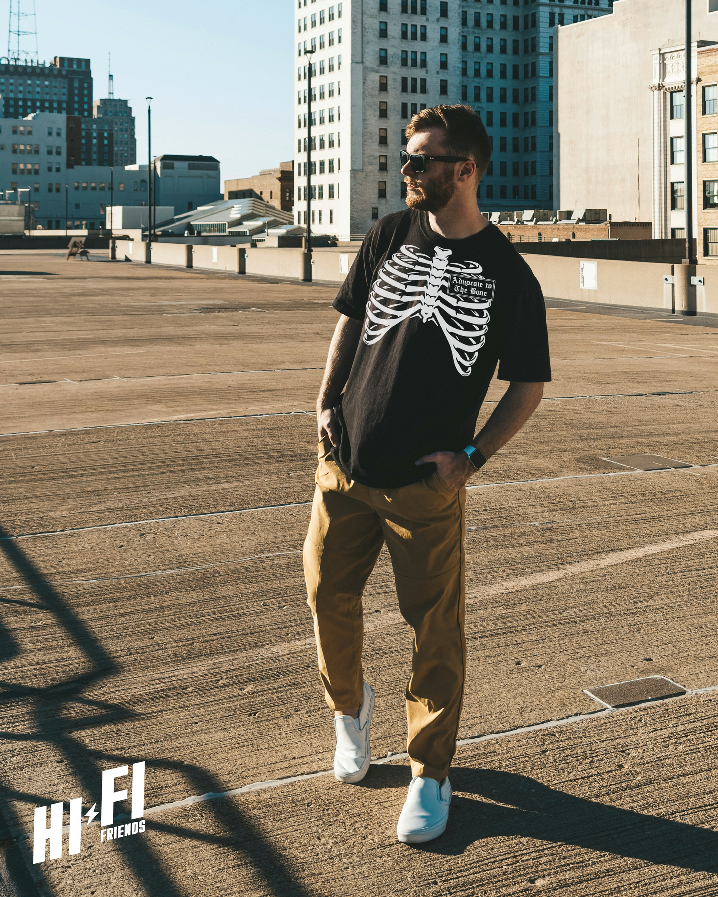 Advocate To The Bone Black Tee