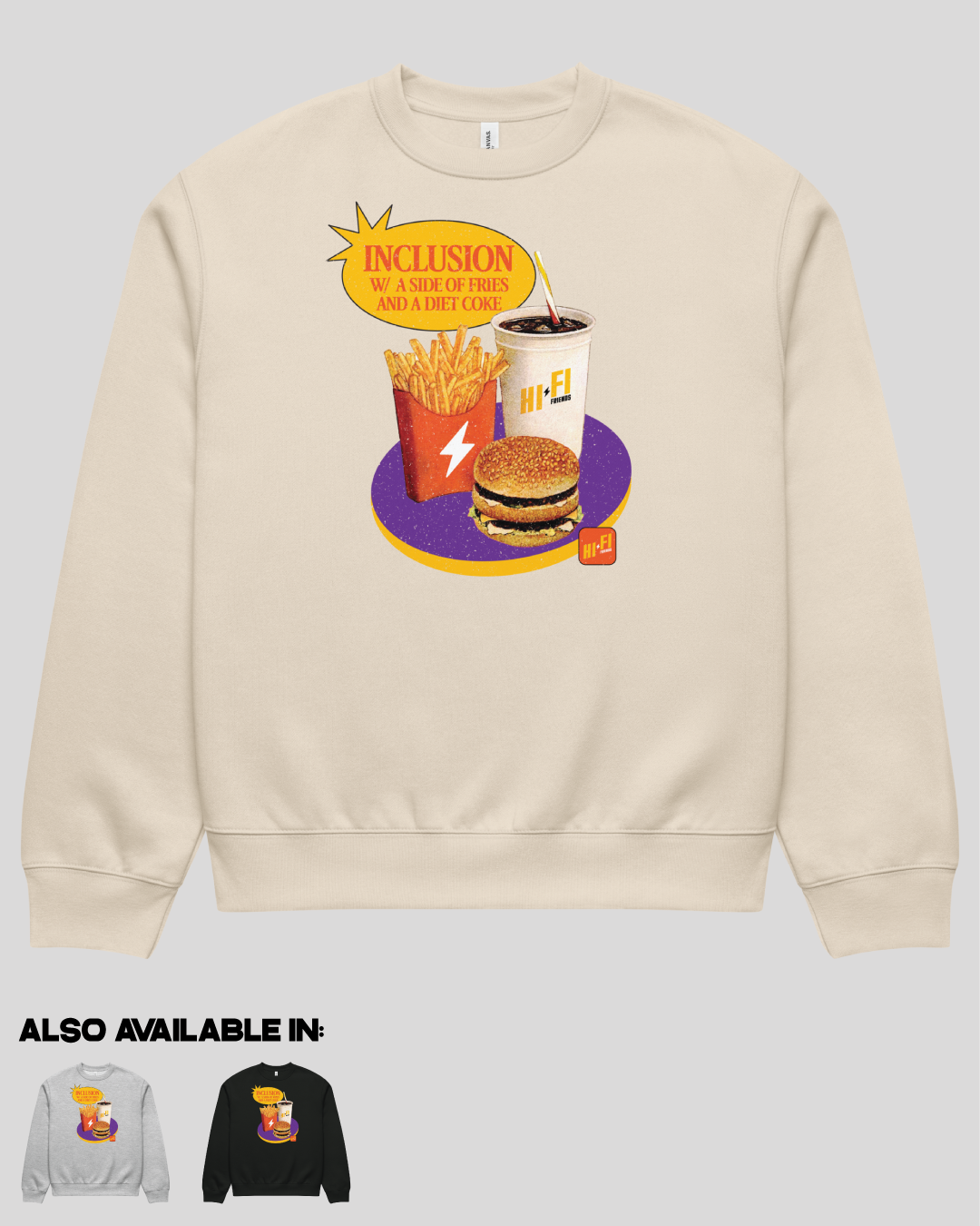 Inclusion Combo Oversized Adult Crewneck