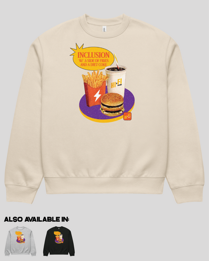 Inclusion Combo Oversized Adult Crewneck