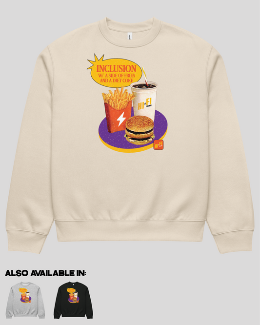 Inclusion Combo Oversized Adult Crewneck