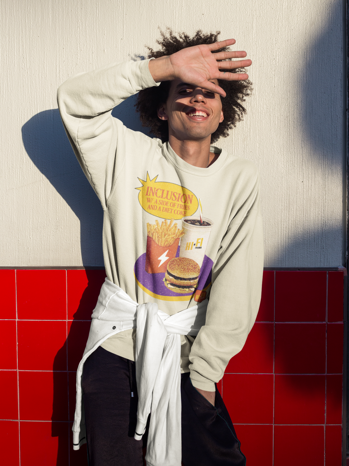 Inclusion Combo Oversized Adult Crewneck