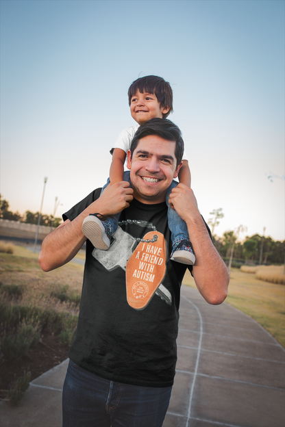 Adult I have a Friend With Autism Unisex Tee