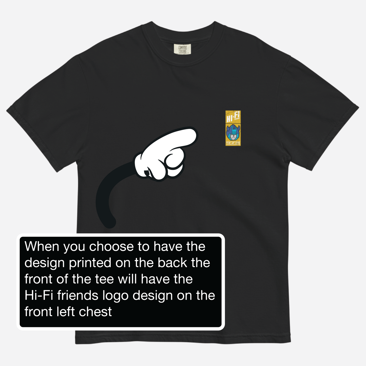 Youth Aesthetique Philosophie X Hi-Fi Friends Collab Transforming The Script Black Tee