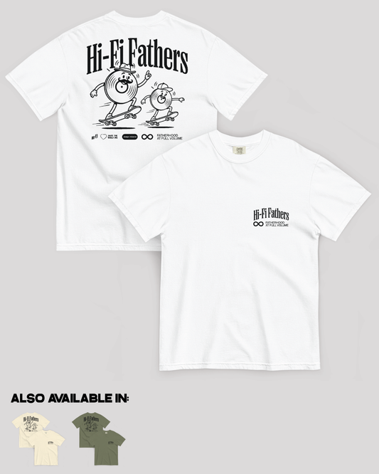 Adult Hi-Fi Fathers Skateboarding Unisex Tee