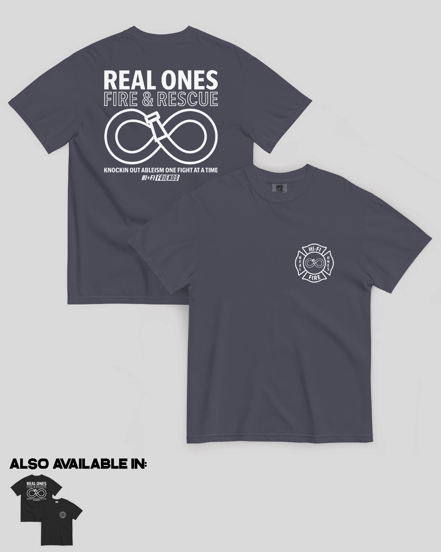 Adult Hi-Fi Fire Unisex Tee