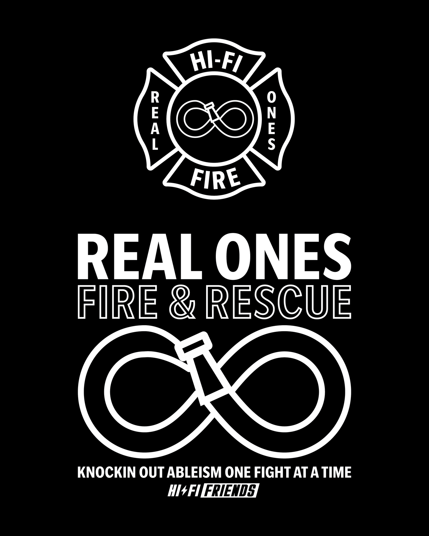 Adult Hi-Fi Fire Unisex Tee